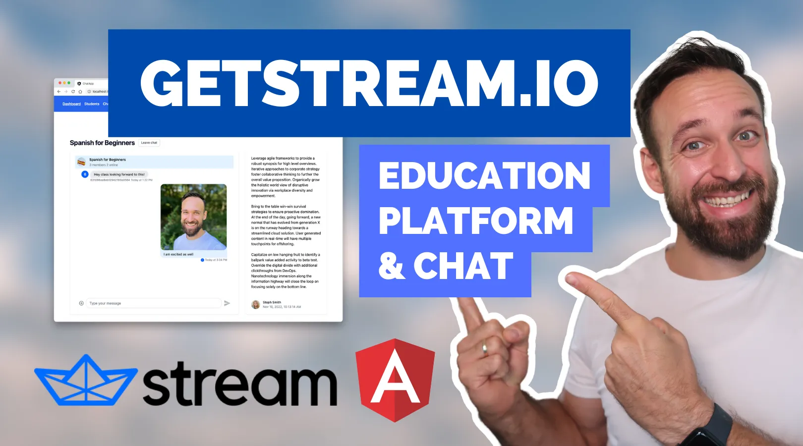 Build and deploy an Education Platform using Angular and Stream