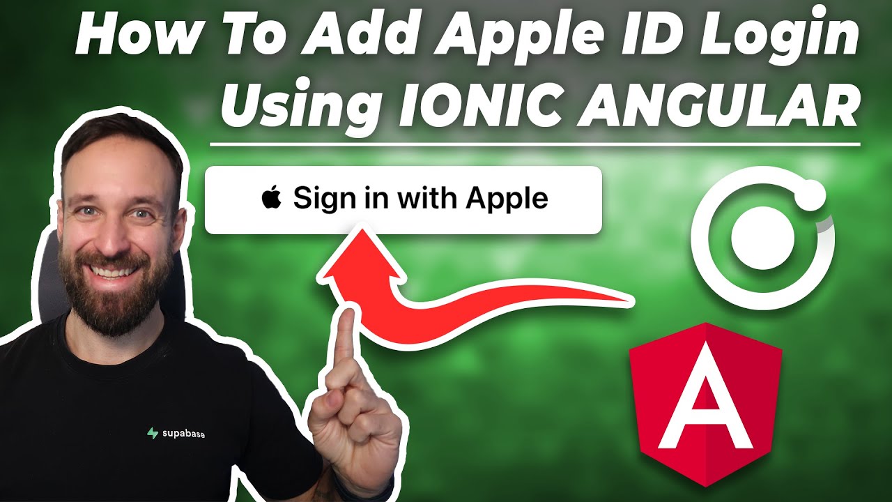 Sign in with Apple using Supabase and Ionic Angular