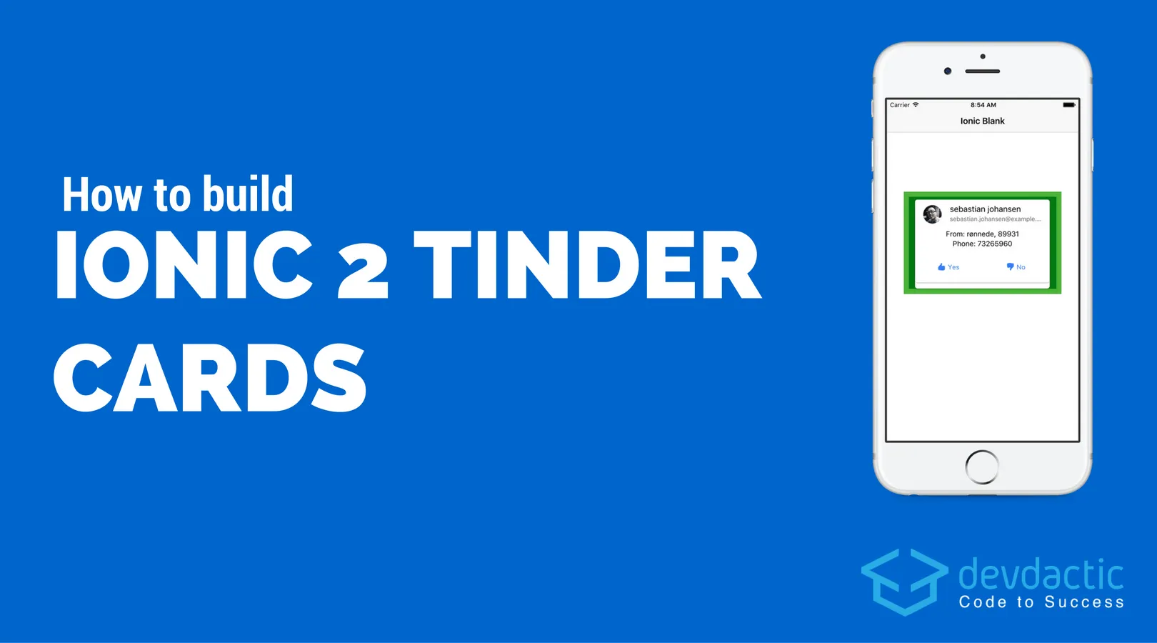 How To Build Ionic Tinder Cards Using Angular 2 Swing