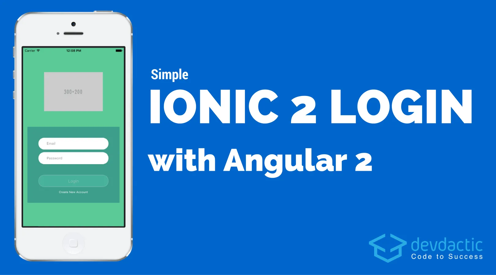 Simple Ionic Login with Angular 2+