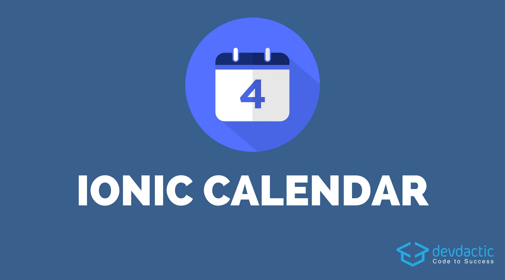 How to Build an Ionic Calendar App