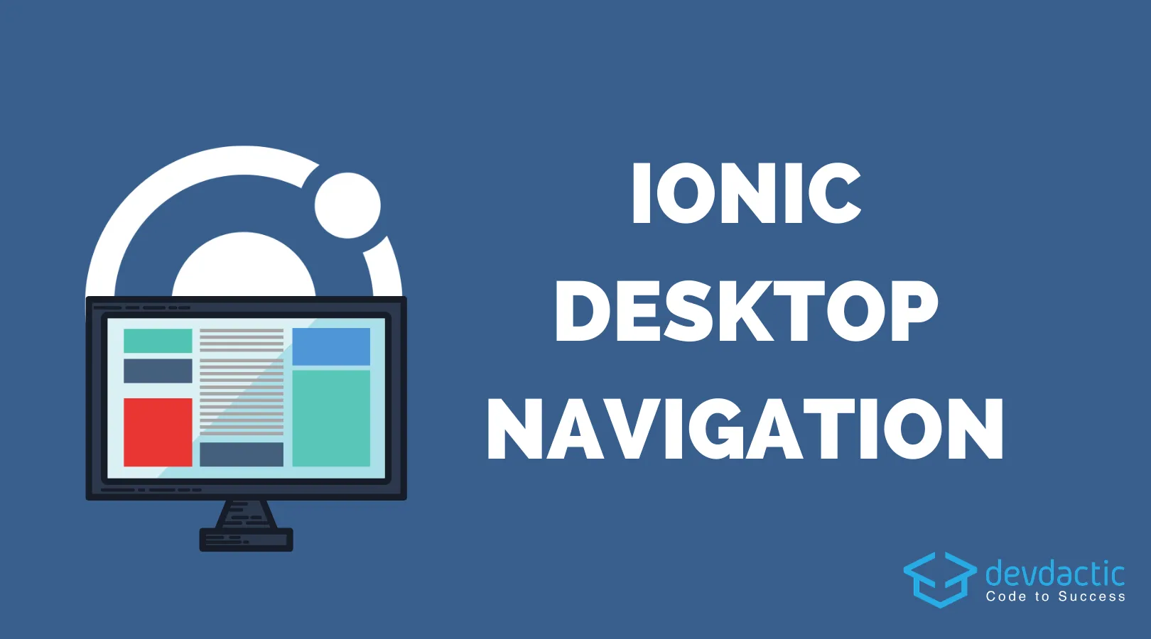 How to Create a Horizontal Navigation for Ionic Desktop Views