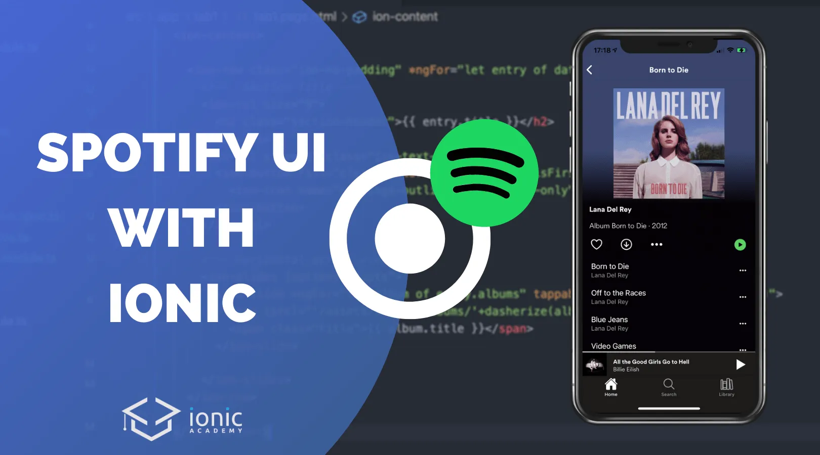 Building the Spotify UI with Ionic