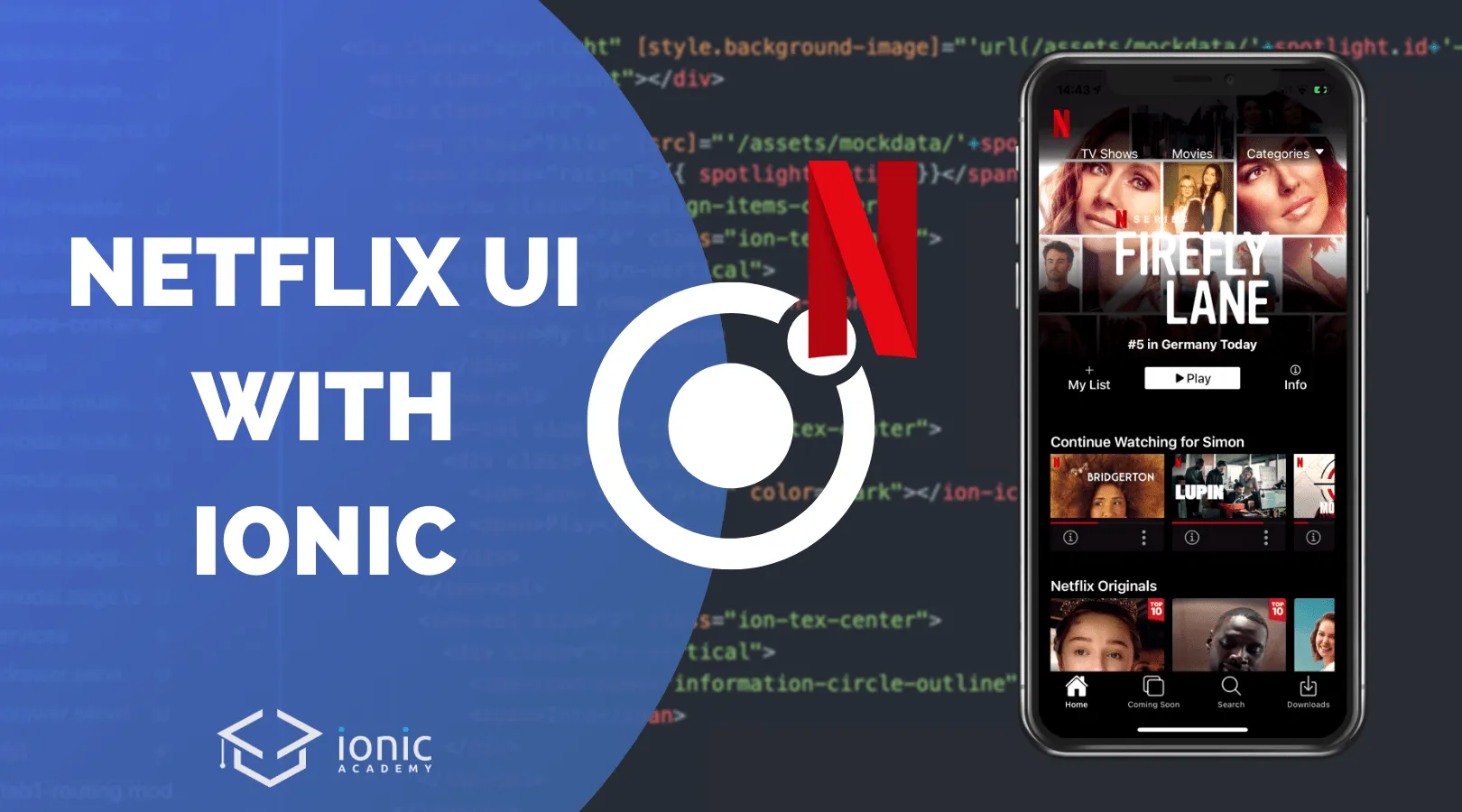 Building the Netflix UI with Ionic