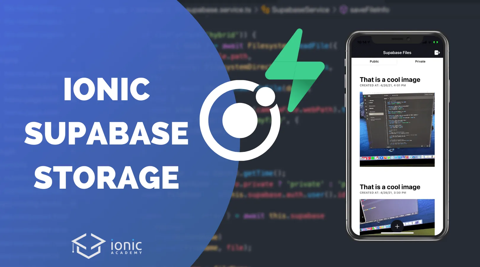 Uploading Files to Supabase with Ionic using Capacitor