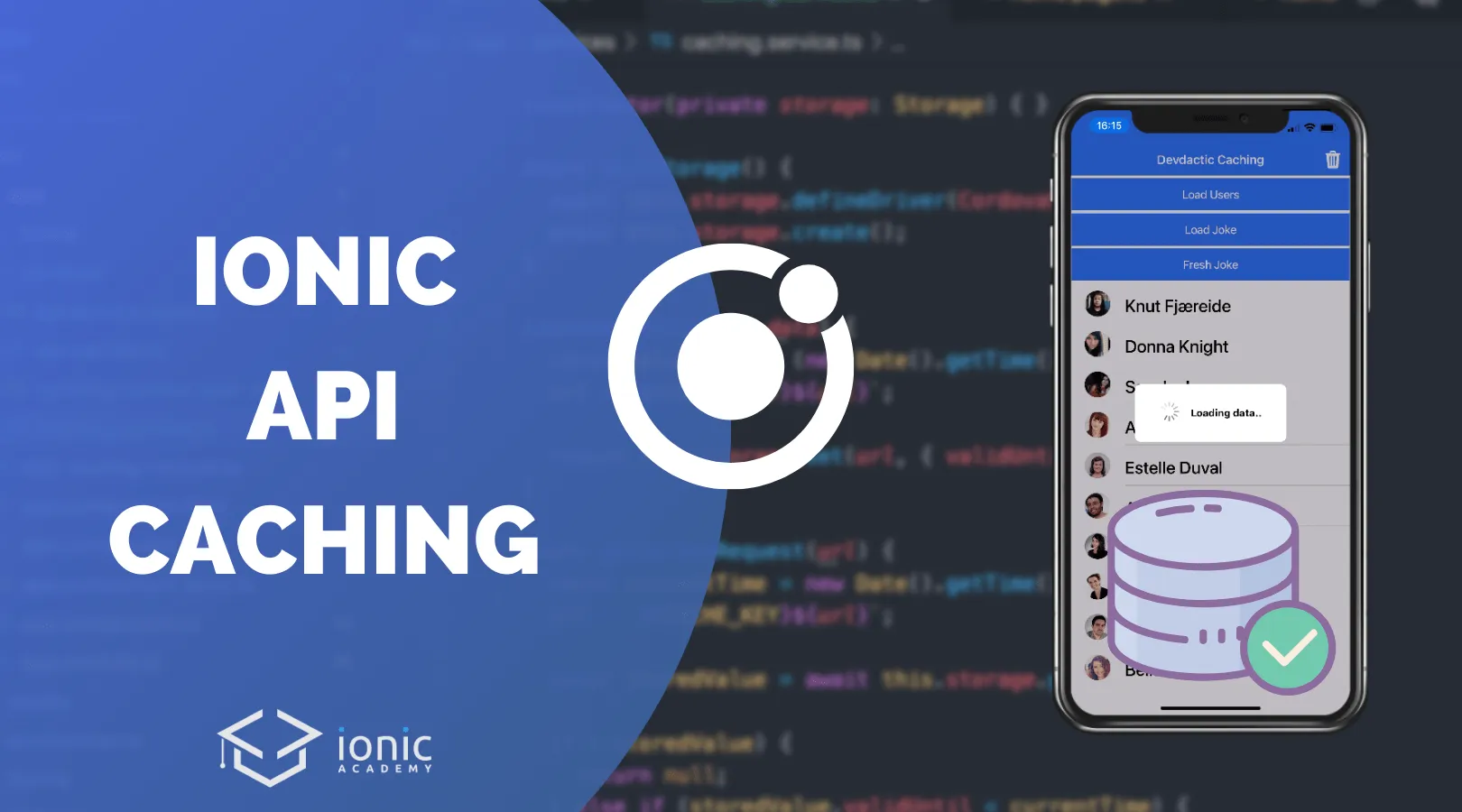 How to Cache API Responses with Ionic & Capacitor