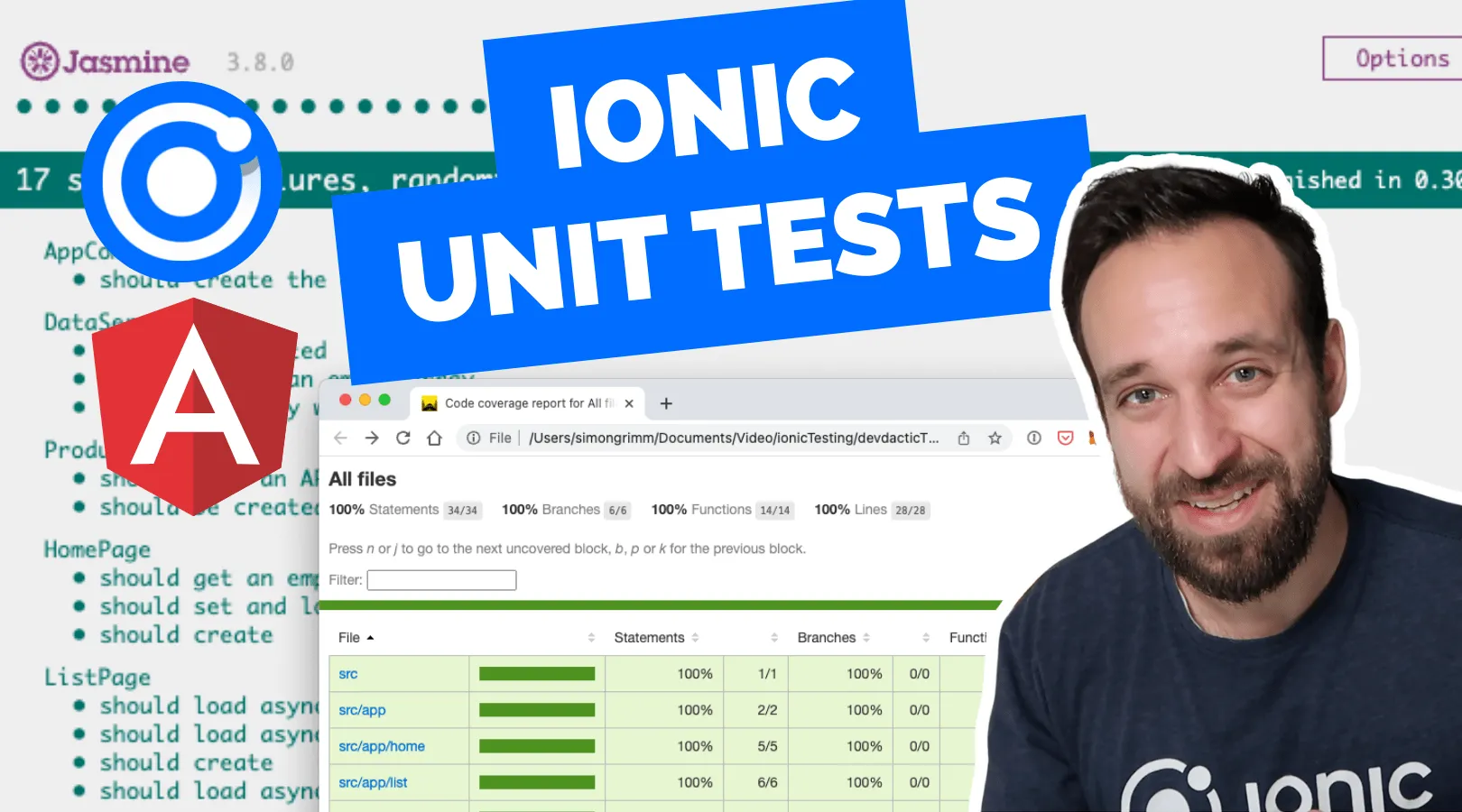 How to Write Unit Tests for your Ionic Angular App