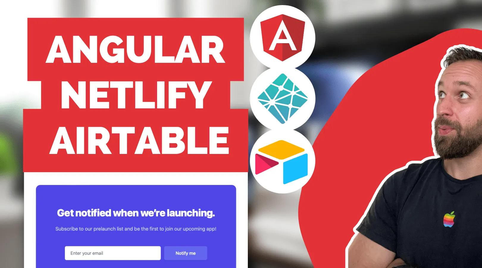 Angular Landing Page with Airtable Integration and Netlify Functions
