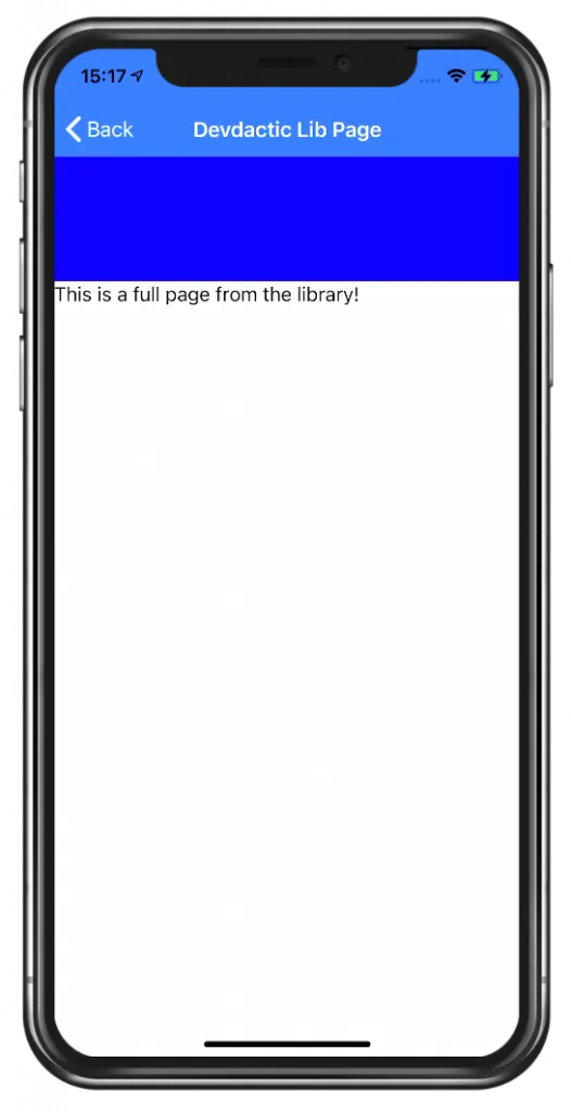 ionic-library-custom-page